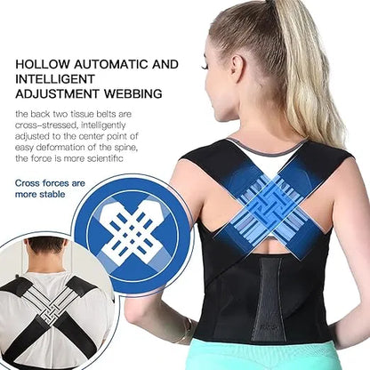 Back Brace Posture Corrector for Men and Women,Adjustable Back Posture Belt Invisible